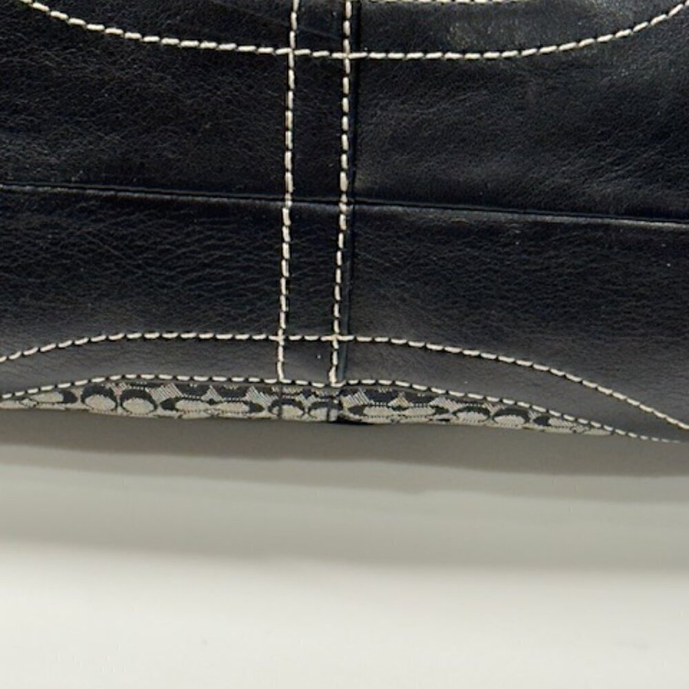 Coach Black and Gray Hobo Bag - Picture 5 of 13